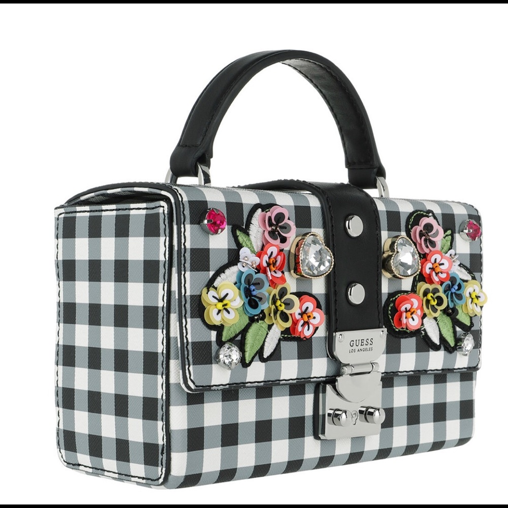 Guess Jennyfer Lopez checkered bag